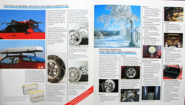 Porsche Winteraccessoires Modelprogram 1985 Carbrochure (10119)